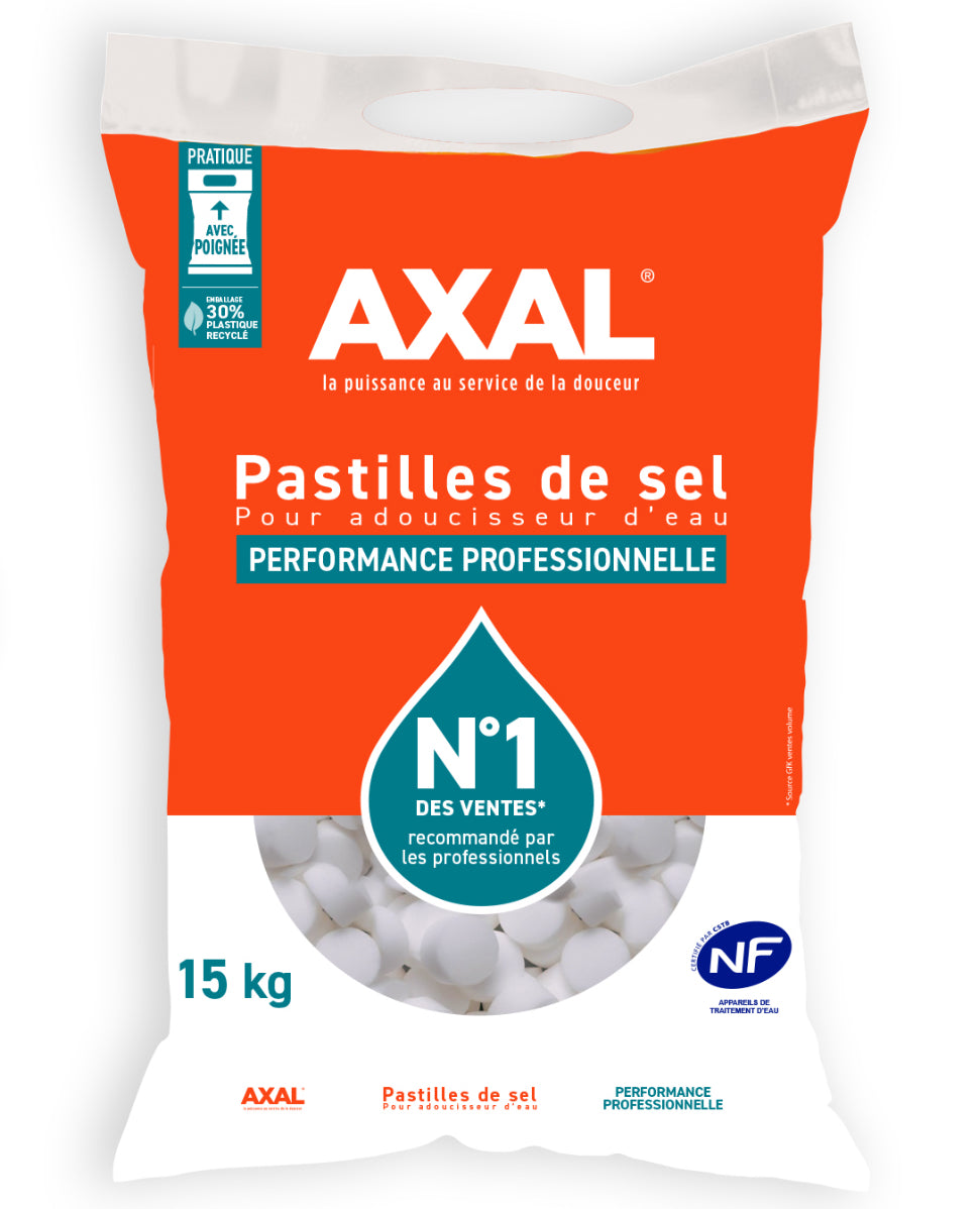 Sel pastille Axal Pro - Sac de 15 kg