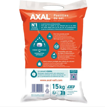 Sel pastille Axal Pro - Sac de 15 kg