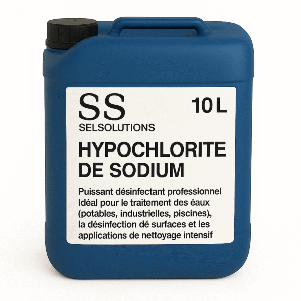 Extrait de Javel Professionnel – Hypochlorite de Sodium 13 % – Jerrican de 10 L
