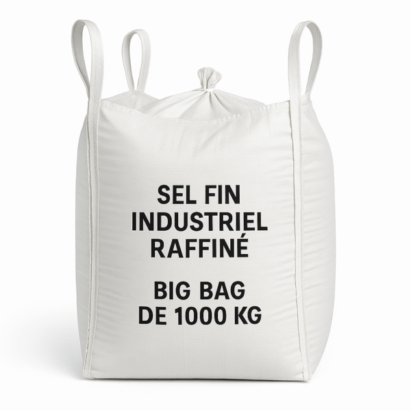 Sel Fin Industriel Raffiné – Big Bag de 1000 kg