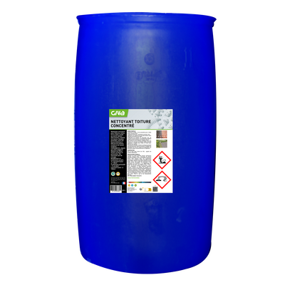 NETTOYANT TOITURE CONCENTRÉ 220 L Nettoyant Toiture Concentré – Fût de 220 L