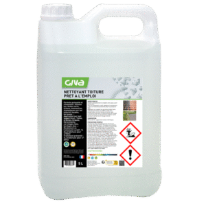 NETTOYANT TOITURE PRET A L'EMPLOI 5 L Nettoyant Toiture Prêt à l’Emploi – Bidon de 5 L